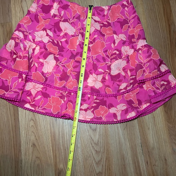 Final Resort Paisley Print Ruffle Skirt - Picture 4 of 4